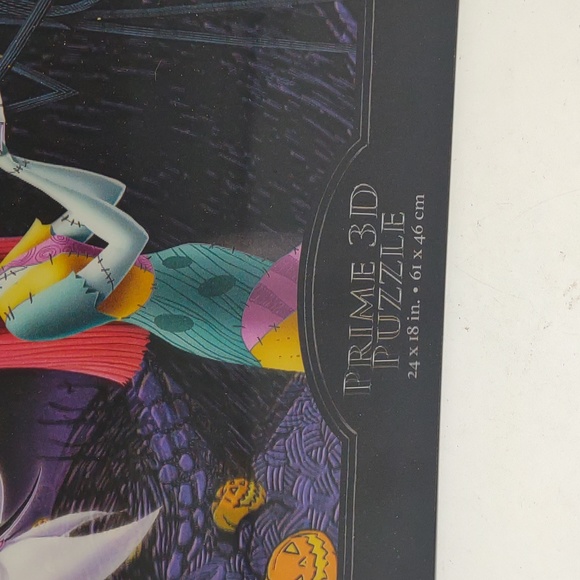 Disney The Nightmare Before Christmas Jack Sally Prime 3D Puzzle 500pcs 24”x18” - Picture 3 of 6